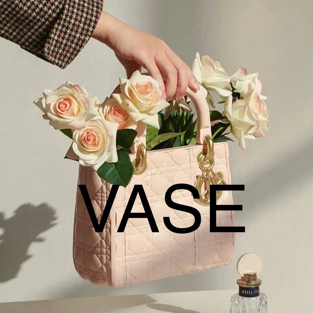 SOLD - Vase - Handbag Inspired